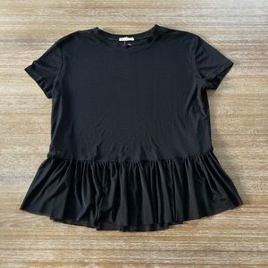 Cotton Candy LA Mesh Ruffle Top